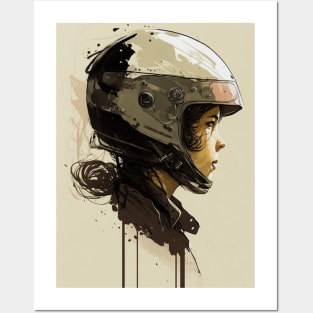 Astronaut Girl Posters and Art